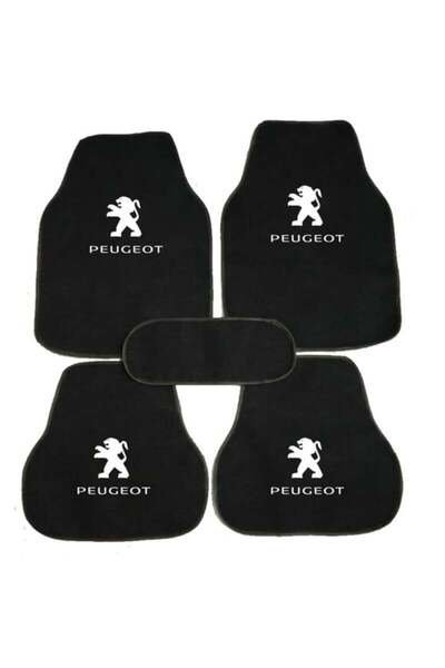 poyoto PEUGEOT 106 Siyah Halı Oto Paspas Seti Siyah Kenar Dikişli - Her Araca...