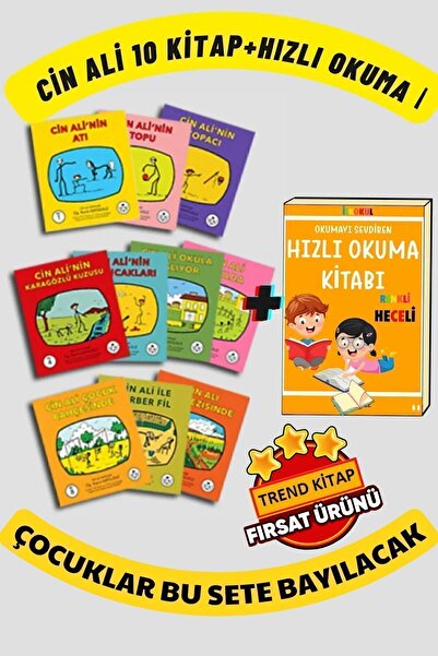 Cin Ali Yayınları Cin Ali Serisi 10 Kitap