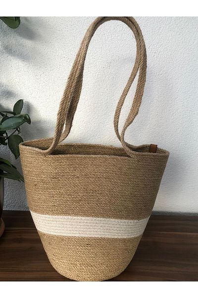 Naspar Χειροποίητη τσάντα παραλίας / Casual τσάντα ώμου / τσάντα