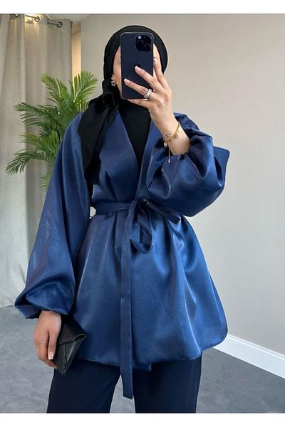 MODA MAÇKA PARK JACHETĂ DE SATIN TAFTA MARIME STANDARD PENTRU FEMEI