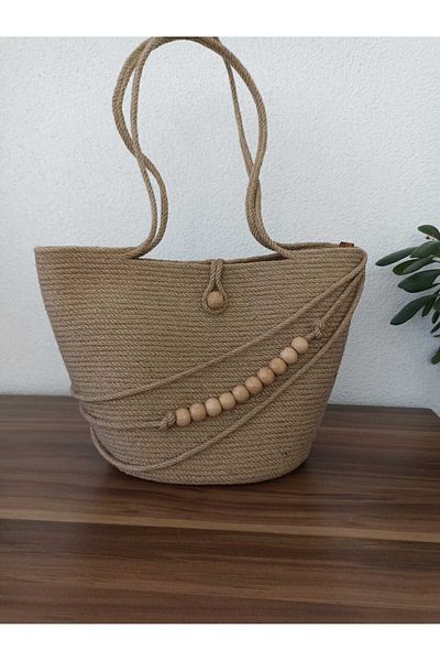 Naspar Χειροποίητη Τσάντα ώμου / Τσάντα παραλίας / Casual Τσάντα ώμου