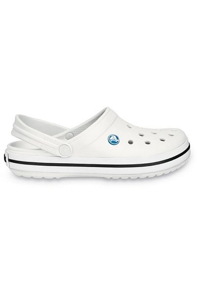 Crocs Unisex White Crocband Daily Slippers - 11016-100
