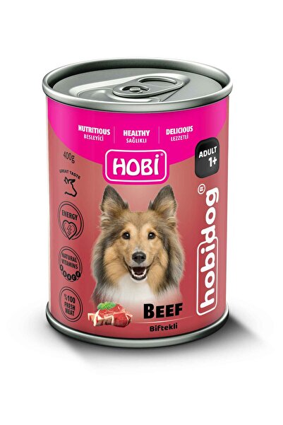 Hobi Hobidog Biftekli Yetişkin Köpek Konservesi 400g