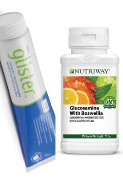 AMWAY GLISTER Nutriway Glucosamine Wit Boswellia & Glister