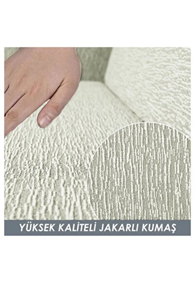 Generic Brand Jacquard 3+3+1+1 Elastic Sofa Cover |   Elastic Seat Cover |   ...