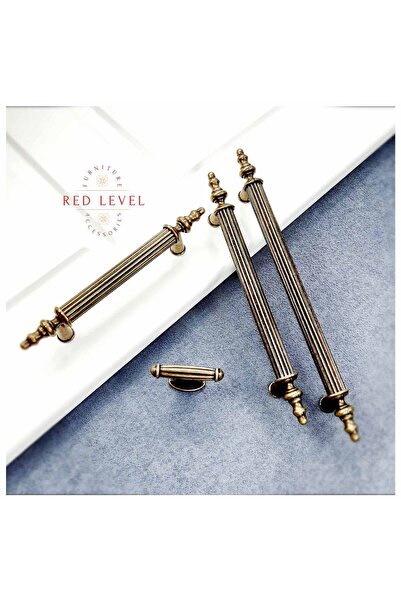 Red Level Rustik Metal 288 Mm Dolap Kulpu Çekmece Kulbu Mobilya Mutfak Kulpları
