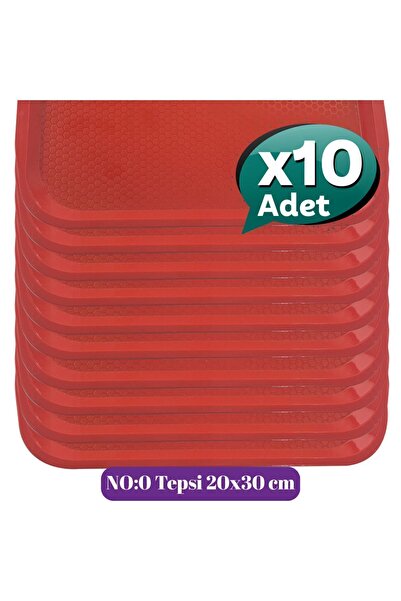 Hesna Natural 10adet 20x30 No0 Fast Food Tepsisi - , Servis Tepsisi , - Sunum Tepsisi, 20*30 , Küçük Boy