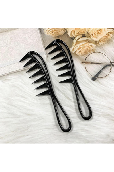 newnet Χτένα με κοίλο άνθρακα εύκολης χρήσης για χτένισμα και σγουρά μαλλιά μ...