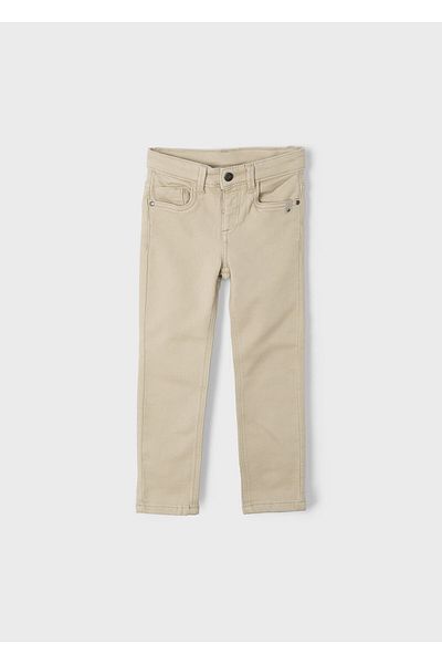 MAYORAL Παντελόνι Slim Fit για αγόρι σε μπεζ χρώμα