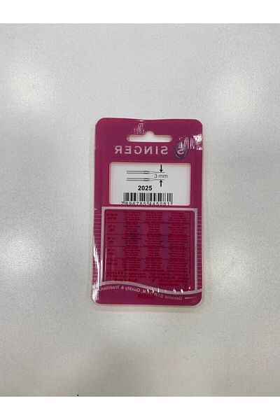 SİNGER Double Sewing Needle 3mm