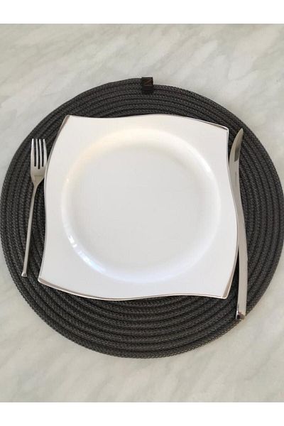 Naspar 6 Bucuri Antracit Color Plate / Placemat