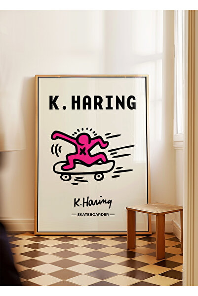 ARTHOUSECOLLECTIVE Plakat Keitha Haringa - Skateboard - Plakat bez okvira u v...