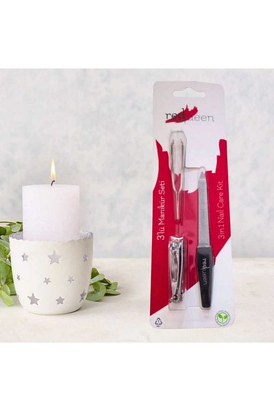 RED QUEEN 3 Piece Manicure Set - Cire Aseptine and Body Cream Gift