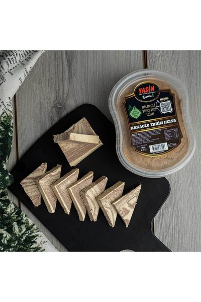 Atilla Çelebi Özgül 500Gr Tahini Halva - 100% Natural Cocoa