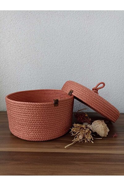 Naspar سلة ديكور عدد 2 - صندوق تخزين متعدد الأغراض - سلة خبز