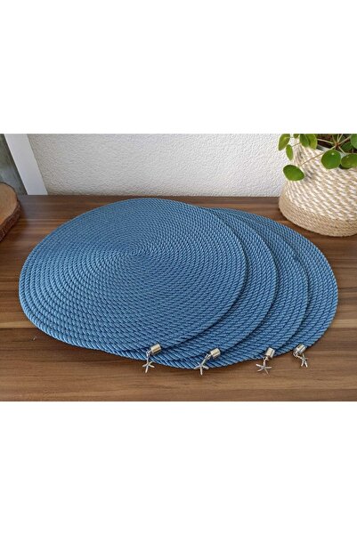 Naspar 4 τεμάχια Indigo Blue Color Flatboard / American Service 32 cm)