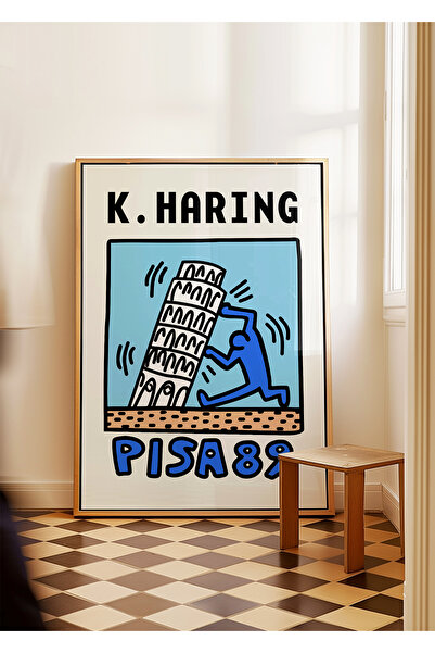 ARTHOUSECOLLECTIVE Плакат на Кийт Харинг - Нерамкиран плакат с размер на маса