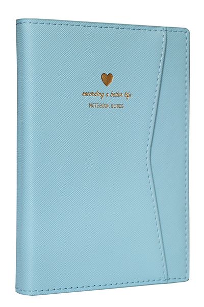 Victoria's Journals A5 Ivory 128 coli - Caiet cu blocare și buzunare