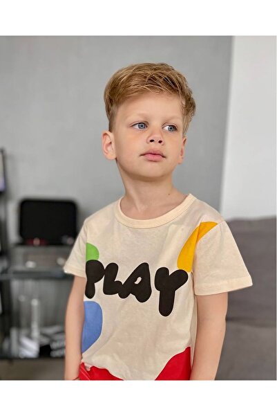 LADİN Mickey Summer Two Piece Set - Lower and Upper Set 1-6 Years