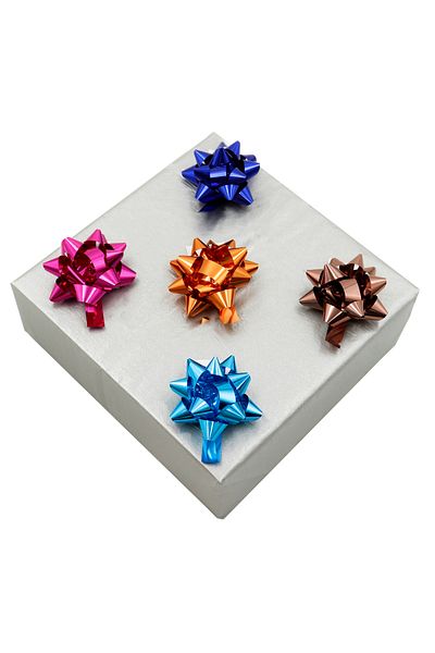reprodesign 25 Shiny Metallic Bow - Mixed Ornaments