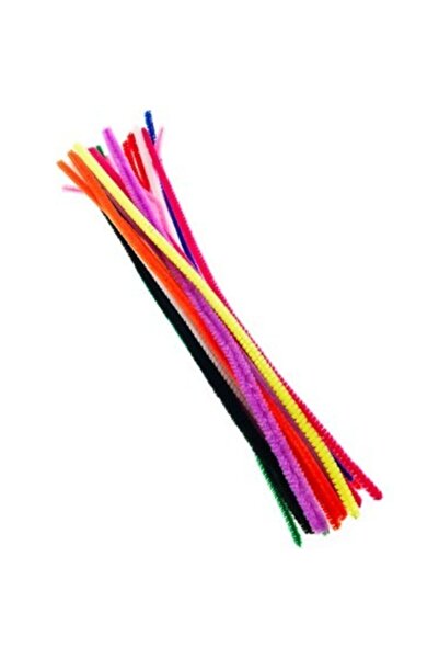 Genel Markalar Tüylü Tel 30 Cm Şönil 20'li 5 Farklı Renk