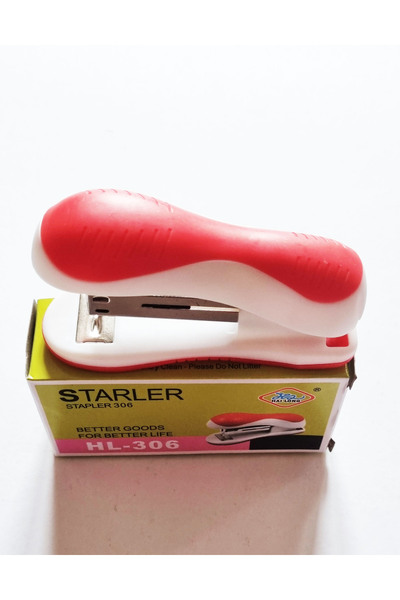 Modellino Red and White Mini Stapler - Stars