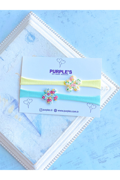 PURPLE'S BİR TUTAM MUTLULUK 2er-Pack Blumenmuster – Ultra-flexible Baby- und ...