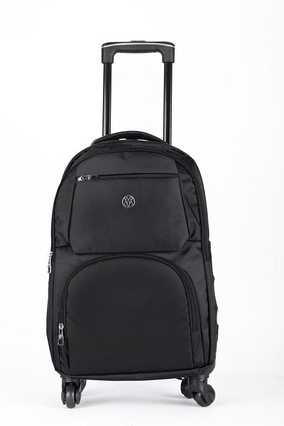BAGWELL Set de 4 roți și cărucioare cu model rucsac cu ochi dublu pentru stilouri