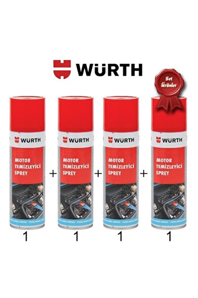Würth MOTOR TEMİZLEME SPREYİ (500ML) (4 ADET)