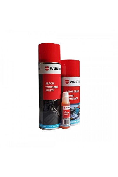Würth Araç Içi Köpük+motor Koruma Cilası+cam Sabunu