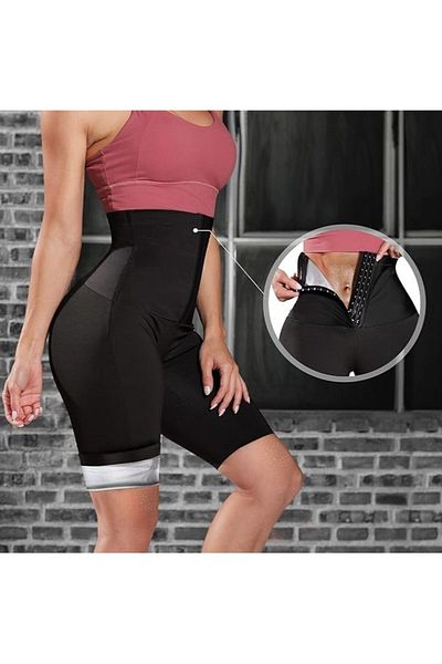 MİSTİRİK Sauna-Shorts Model Two Size Slimming Body Shaping Slimming Fat-Combing Waist-Agraphed Corset Shorts