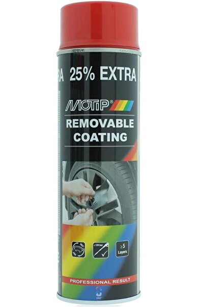 Motip Soyulabilir Sıvı Kauçuk PlastiDip Plastik Sprey Boya KIRMIZI 500 ml - 04309