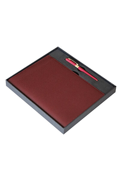 Victoria's Journals B5 Manager's Notebook with Box - 19X25 Cm, Ivory 96 Sheets, Monaco Pen