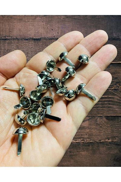 Flea Market 15mm (25 τμχ) Ασημένιο Καμαράκι