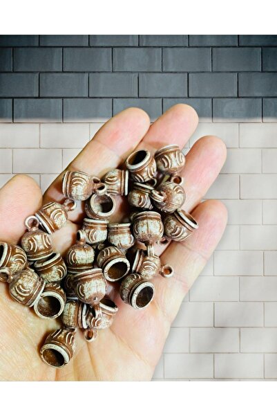 Flea Market 20 bucăți de mărgele de clopoțel rustic - mărgele decorative -