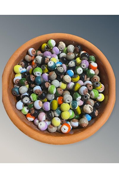 Flea Market 20 броя мъниста Pozen с различен цвят, 8 мм -