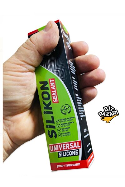 Ertürk Metal Aksesuar 40ml Soğuk Şeffaf Silikon Mastik Yapıştırıcı, 1 Adet