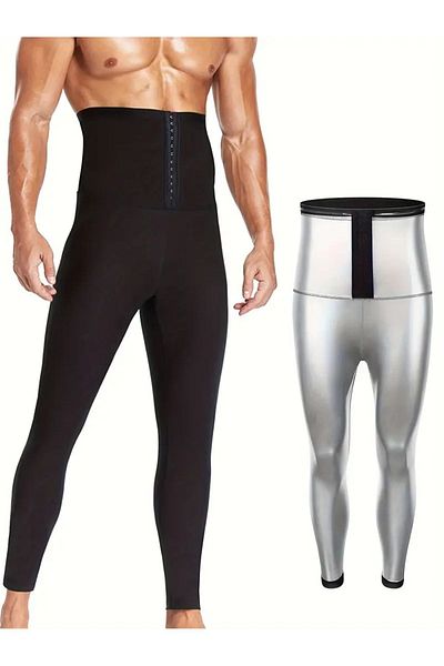 MİSTİRİK Модел Sauna-Tights с висока талия, стягащ корсет за сауна с кука