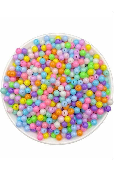 izmir Bitpazarı 25gr 6mm pastel tonlarda olta boncuğu , Balıkçı boncuğu