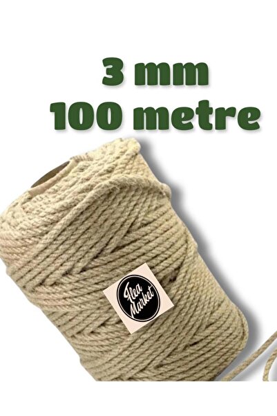 Flea Market 3 mm 100 metre Jut Halat