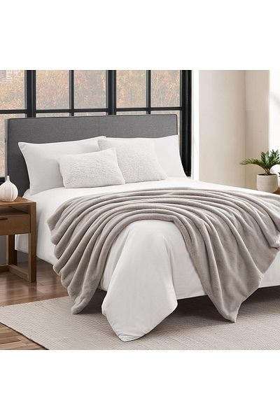 waaien Single Luxury Plush Blanket - 160x220 Thick Warming Rabbit Feather Bed and Sofa Cover