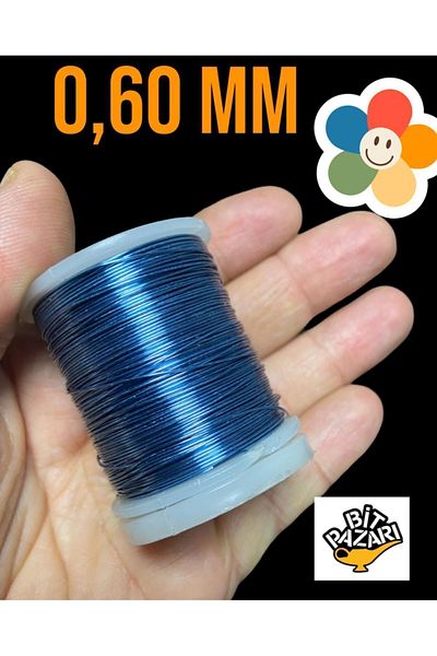 izmir Bitpazarı Copper Flower Wire 0.60 mm - Jewelry Wire - Hobby Wire - 1 Spool