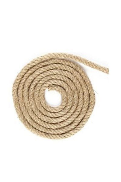 tebrikcim Σχοινί διακόσμησης από σχοινί γιούτας 4mm 100 μέτρα Σχοινί σχοινί Ψάθινο σχοινί Σχοινί γιούτας Σχοινί σάκος γιούτας