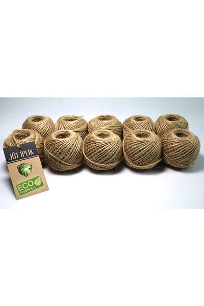 Ege HOME Decoration&Accessories 10 Κομμάτια Ψάθινο Σχοινί 100 γρ