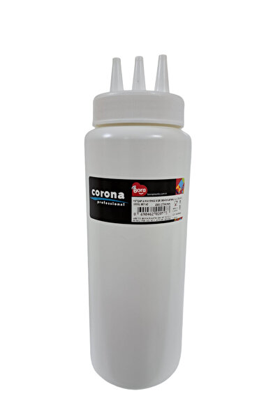 Corona Professional Ketchup and Mayonnaise Bottle - 3 Holes B.950 ml