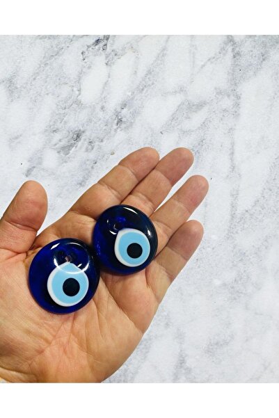 Flea Market 6 قطع 4 سم خرزة عين الشر - زخرفة شجرة - خرزة ديكور