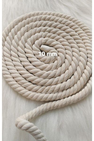 fundahobi 4 μέτρα Νέο βαμβακερό σχοινί 10mm