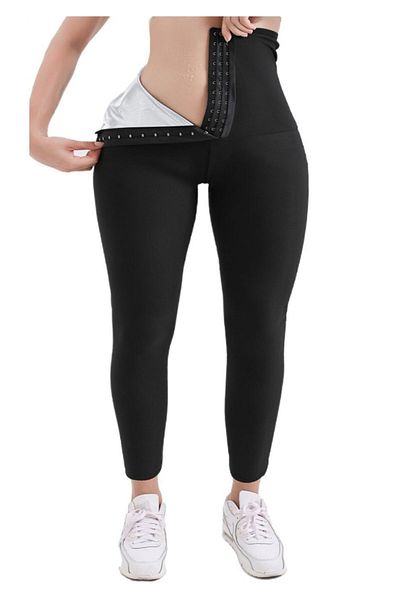 MİSTİRİK Sauna-Leggings Model Two Size Slimming Body Shaping Slimming Waist-Agraphed Corset Leggings