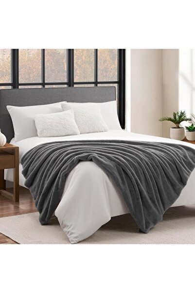 waaien Lüks Peluş Battaniye Tek Kişilik 160x220-Kalın Isıtan Tavşan Tüyü  Battaniye - Yatak,koltuk Örtüsü