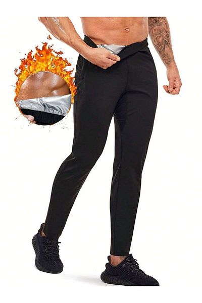 MİSTİRİK Zekola Bibax Men's Sauna Leggings Waist Basen Tightening Slimming Help You Burn Fat Corset Black Color